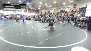 126 lbs Cons. Round 5 - Landin Arguelles, Hesperia vs Alijah Guzman, Silver Creek