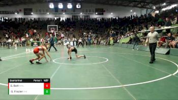 106 lbs Quarterfinal - Sully Frazier, Zionsville vs Gunner Butt, New Palestine