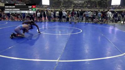 130 lbs Round Of 16 - Sam Miller, Camp Hill vs Canaan Cornish, Salisbury