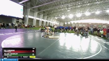157 lbs Cons. Round 4 - Eli Jurgens, Timpanogos vs Blake Crawley, Canyon View