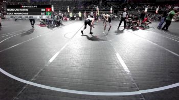 120 lbs Consi Of 8 #2 - Nicholas Harris, Iron Horse vs Luke Frankovits, Buxton (NJ)