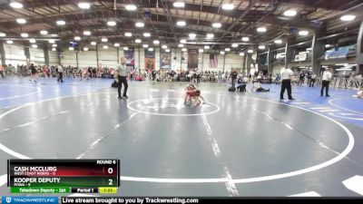 80 lbs Rd# 9- 2:15pm Saturday Final Pool - Kooper Deputy, POWA vs CASH MCCLURG, West Coast Riders