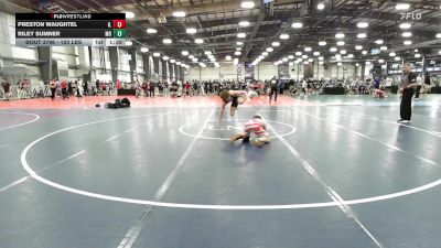 120 lbs Round Of 32 - Preston Waughtel, IL vs Riley Sumner, MO