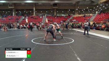 175 lbs Champ. Round 1 - Preston Burbach, Central City Youth Wrestling vs Xavier Anderson, Derby Wrestling Club