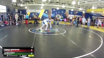 144 lbs Semis & Wb (16 Team) - James Kosza, Wellington vs Tigran Grigoryan, Avalon WV