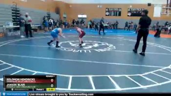 105 lbs Round 1 - Solomon Hendricks, Snoqualmie Valley Wrestling Cl vs Jaxson Blair, Ferndale Force Wrestling Club