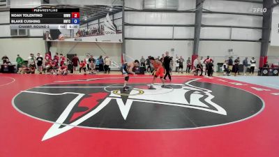65 kg Champ. Round 2 - Noah Tolentino, Beaver Dam Wrestling Regional Training Center vs Blake Cushing, Nebraska Wrestling Training Center