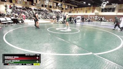 126 lbs Champ. Round 2 - Enrique Vega, Canyon Springs vs Ethan Vinoray, Patrick Henry
