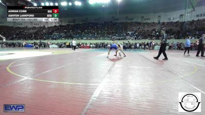 143 lbs Round Of 32 - Adrian Cobb, Bixby vs Ashton Lankford, Hobart Bearcats