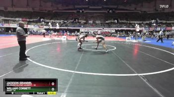 144 lbs Quarters & Wb (16 Team) - Jackson Grandel, Delaware Military Academy vs William Corbett, Ridge