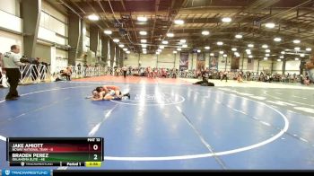 115 lbs Rd# 1 9:00am Friday - Braden Perez, Oklahoma Elite vs Jake Amiott, NCWAY National Team