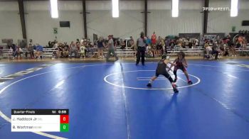 55 lbs Quarterfinal - Jared Haddock Jr, Team Delaware vs Bryar Wortman, Webb City Youth