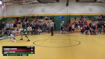 113 lbs Cons. Semi - Adam Mattin, DELTA vs Kaiden Barker, LOUISVILLE