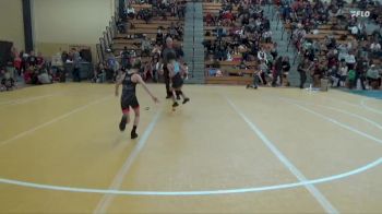 60 lbs Round 3 - Lauren Gunderson, Levici Prep vs Jayla Webster, Victory School Of Wrestling