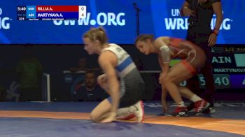 55 kg 1/2 Final - Albina Rillia, Ukraine vs Aryna Martynava, Individual Neutral Athletes