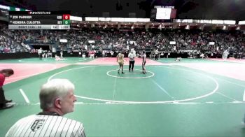 98 lbs Cons. Round 1 - Kendra Culotta, BKV1 vs Zoi Parker, NRW2