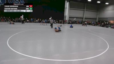 126 lbs Champ. Rd Of 32 - Chase Morrison, Michigan Premier WC vs Easton Witters, Creek Kids Wrestling Club
