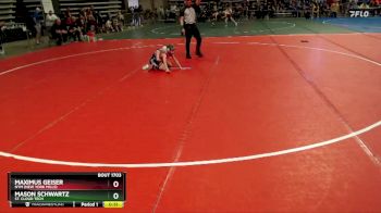 60 lbs Cons. Round 2 - Mason Schwartz, St. Cloud Tech vs Maximus Geiser, NYM (New York Mills)