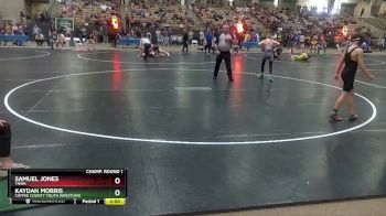 100 lbs Champ. Round 1 - Kaydan Morris, Coffee County Youth Wrestling vs Samuel Jones, TNWA