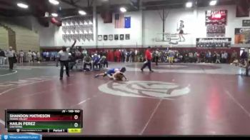 149 lbs Champ. Round 1 - Shandon Matheson, Moapa Valley vs Hailin Perez, Cheyenne