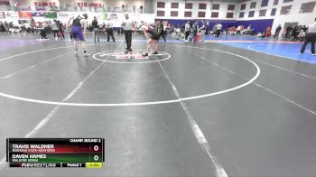 165 lbs Champ. Round 2 - Travis Waldner, Montana State-Northern vs Daven Hames, Waldorf (Iowa)