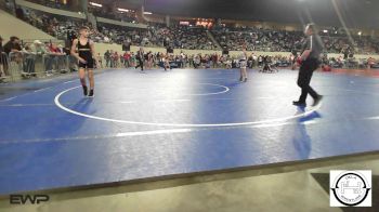 88 lbs Consi Of 16 #2 - Brackton Upton, Sand Springs Jr High vs Braye Benson, Altus JH