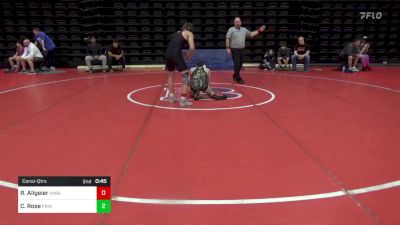 135 lbs Consi-qtrs - Ryan Allgeier, Ambler vs Cole Rose, Princeton