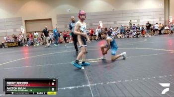 70 lbs Quarterfinals (8 Team) - Brody Romero, Untouchables Purple vs Paxton Bylin, Aggression Legionaries