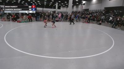 59.4-64 lbs Quarters - Briar Parrett, Midwest Xtreme Wrestling vs Cameron Mahoney, DC Elite Wrestling