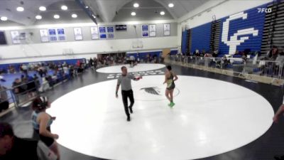 135 lbs Champ. Round 1 - Jenna Ceballos, Villa Park High School vs Victoria Melgoza, Threshold Wrestling Club