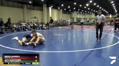 138 lbs 6th Wrestleback (32 Team) - Seth Mleczynski, BHWC/ Florida Supreme vs Brock Gunnels, Level Up