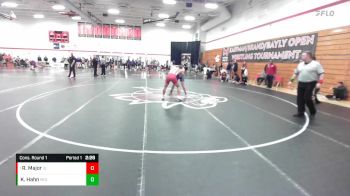 165 lbs Cons. Round 1 - Robert Major, Indiana vs Kody Hahn, Midland (Neb.)