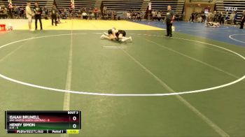 95 lbs Placement (4 Team) - Henry Simon, K-M vs Isaiah Brunell, UNC (United North Central)