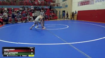 132 lbs Cons. Round 3 - Aiden Kiesey, Linn-Mar vs Kale Leymaster, Xavier, Cedar Rapids