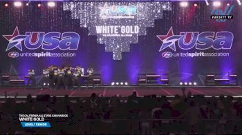 The California All Stars-San Marcos - White Gold [2025 L1 Senior Day 1] 2025 USA All Star Cheer Super Nationals