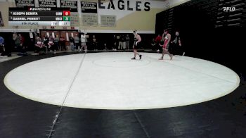 144 lbs 5th Place - Joseph DeMita, Greenwich vs Gabriel Perritt, Manchester