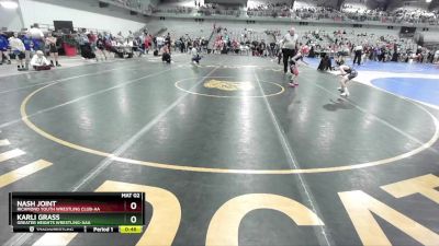 60 lbs Cons. Semi - Nash Joint, Richmond Youth Wrestling Club-AA vs Karli Grass, Greater Heights Wrestling-AAA