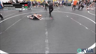 55 lbs Semifinal - Jake Butchee, Team Worx Wrestling Club vs Luxton Sullivan, Cowboy Wrestling Club