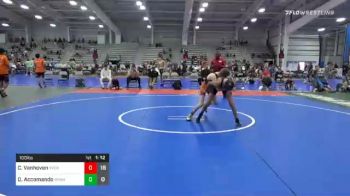 100 lbs Semifinal - Chase Vanhoven, Revival Orange vs Danny Accomando, Revival White