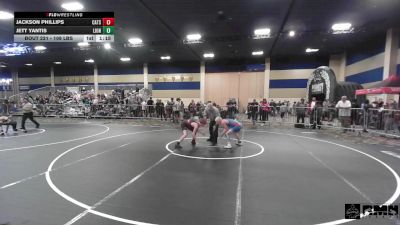 109 lbs Round Of 16 - Jackson Phillips, Cats WC vs Jett Yantis, Lion Of Judah Wr Ac