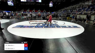 144 lbs Quarters - Emil Necula, GA vs Derek Barrows, CO