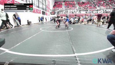 130 lbs 3rd Place - Kipton Keener, Team Nomad vs Julius Logsdon, Noble Takedown Club