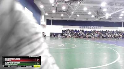 130 lbs Quarterfinal - Summer Grant, Santa Rosa Academy vs Goretti Munoz, Mater Dei