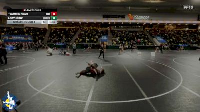 140 lbs Champ. Round 1 - Abby Kunz, New Lenox (Lincoln-Way Central) vs Jammie Krah, Ankeny