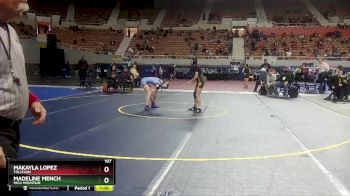 107 lbs Cons. Round 4 - Madeline Mench, Mica Mountain vs Makayla Lopez, Tolleson