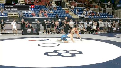 132 lbs Champ. Rd Of 128 - Jesse Rae, Idaho vs Cole Cronan, California