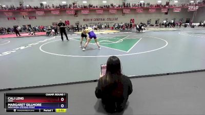 124 A Champ. Round 1 - Margaret Gillmore, Wisconsin-Stevens Point vs Cali Leng, Iowa