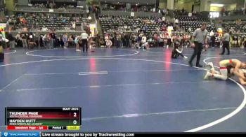 110 lbs Semifinal - Thunder Page, South Central Punishers vs Hayden Hutt, Moen Wrestling Academy