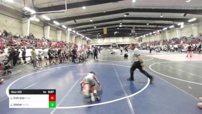 85 lbs Consolation - Jaxon Estrada, Stout Wr Acd vs Jarrod Weber, Stout Wr Acd