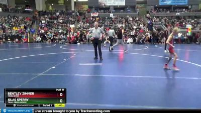 70 lbs Cons. Round 1 - Silas Sperry, TEAM GRIND HOUSE vs Bentley Zimmer, Twin River